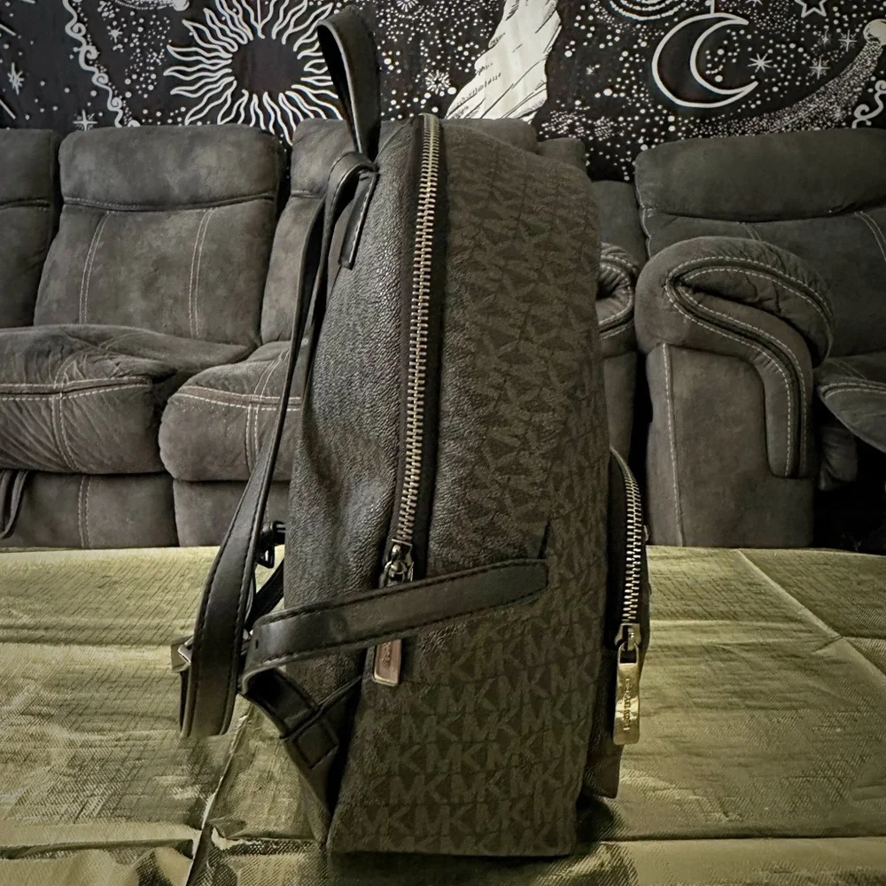 Michael Kors Black Studded Backpack - Picture 12 of 14